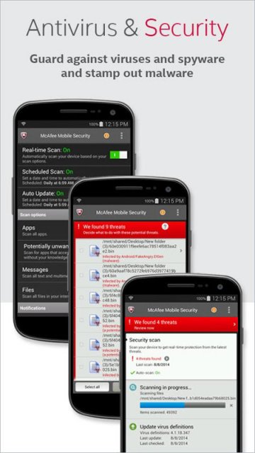 Mcafee for android mobile