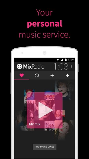 MixRadio Music Screenshot